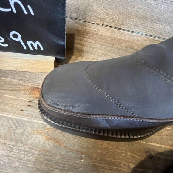 Mens Michael Toschi CIS Carbon Insole Brown Slip On Loafers Shoes Size 9 M GUC - Picture 3 of 7